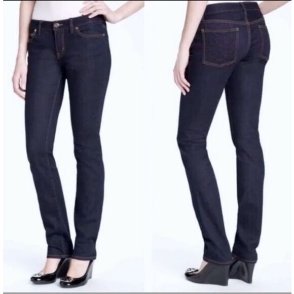 Tory Burch Denim - Tory Burch Super Skinny Dark Wash Jeans sz 29 EUC